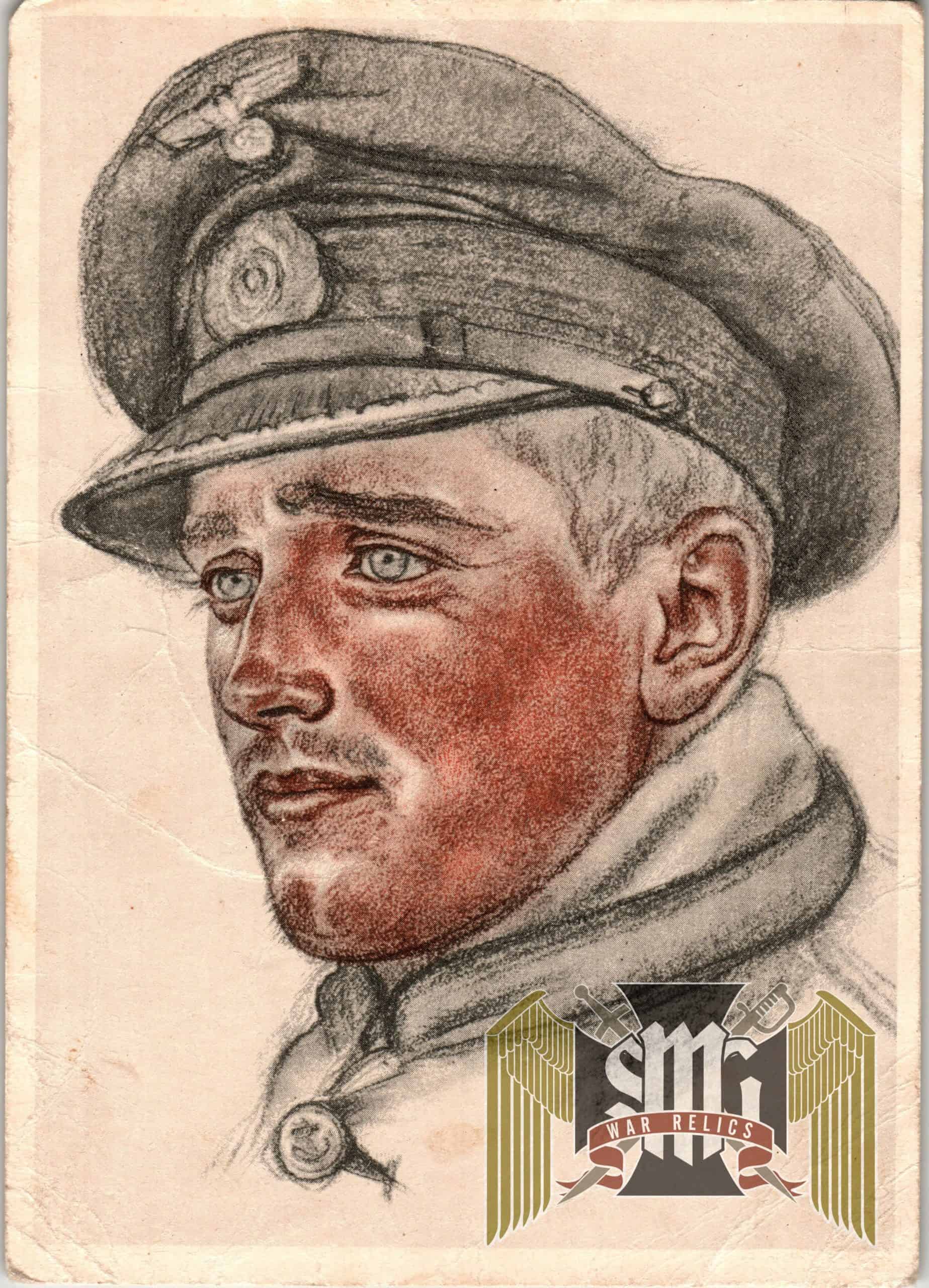 SMGL-2729 Willrich postcard portrait of U-Boot Kaptlt. Schultzes. VDA