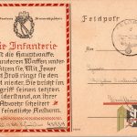 Infantry Assault post card from Front line fighter in Russia Oct 1942
