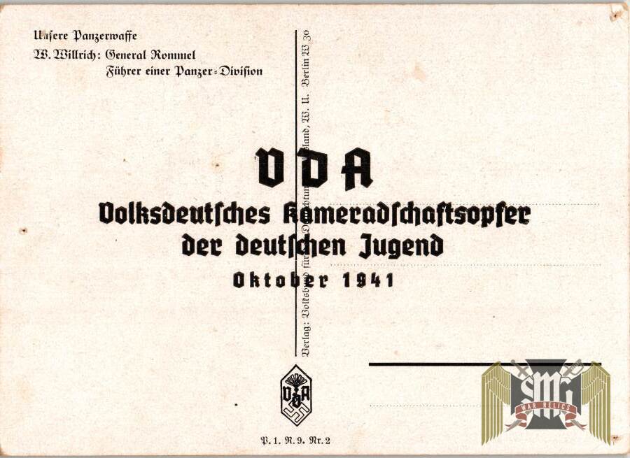 Rommel Post Card