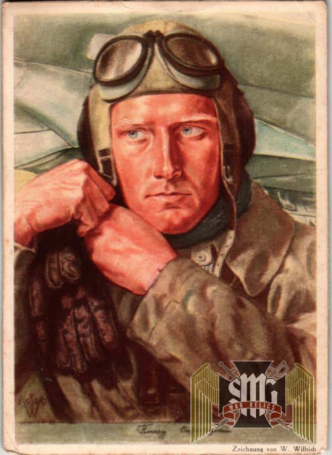 Hauptmann knapp VDA postcard