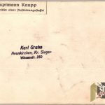 Hauptmann knapp VDA postcard