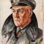 Ein Regimentskommandeur VDA postcard