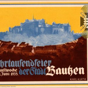 BAUTZEN JAHRTAUSENDFEIER postcard