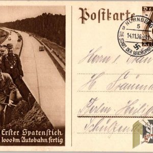 Hitler Digging on The Autobahn