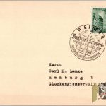 Weimar stamped Postcard