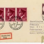 DJ Stamped Envelope 1942