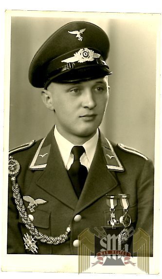 Condor Legion Spanish cross in wear Studio Portrait