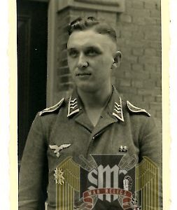 Condor Legion Spanish cross in wear photo