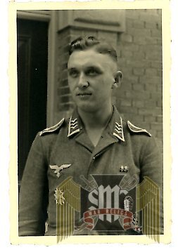 Condor Legion Spanish cross in wear photo