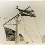 Rare Photo of Condor legion flag on War Ship