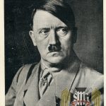 Unser Fuhrer Adolf hitler card from souvenir set