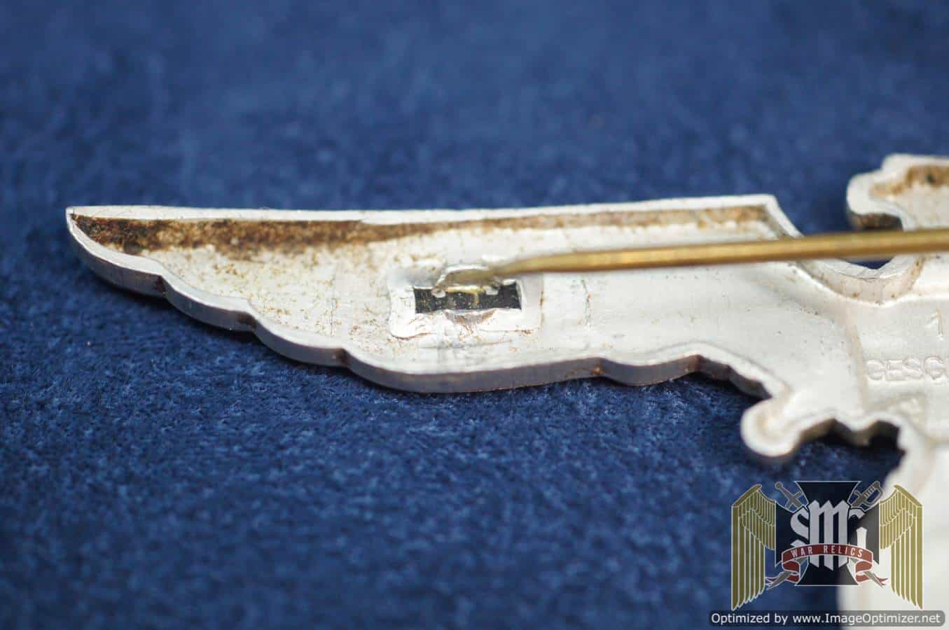 Nazi Veteran Association Breast Eagle Broken Catch