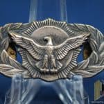 Security police badge Silver Early US quality