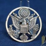 US Aircorps Visor badge WW2 screw back