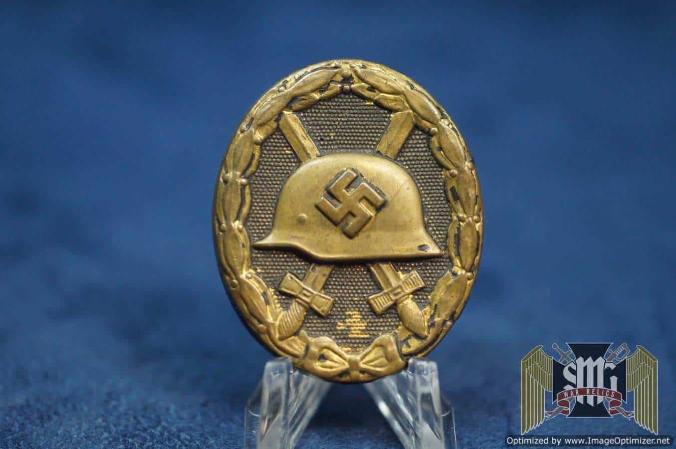 Black Wound Badge in Tombac Missing catch