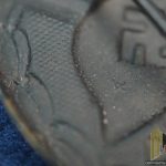 2903 Black Wound Badge by S&L PKZ marked "4" Steel