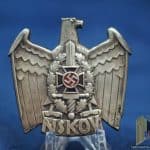 NSKOV Cap badge Early Nickel