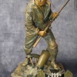 Bradly & Hubbard US Civil war Navy statue