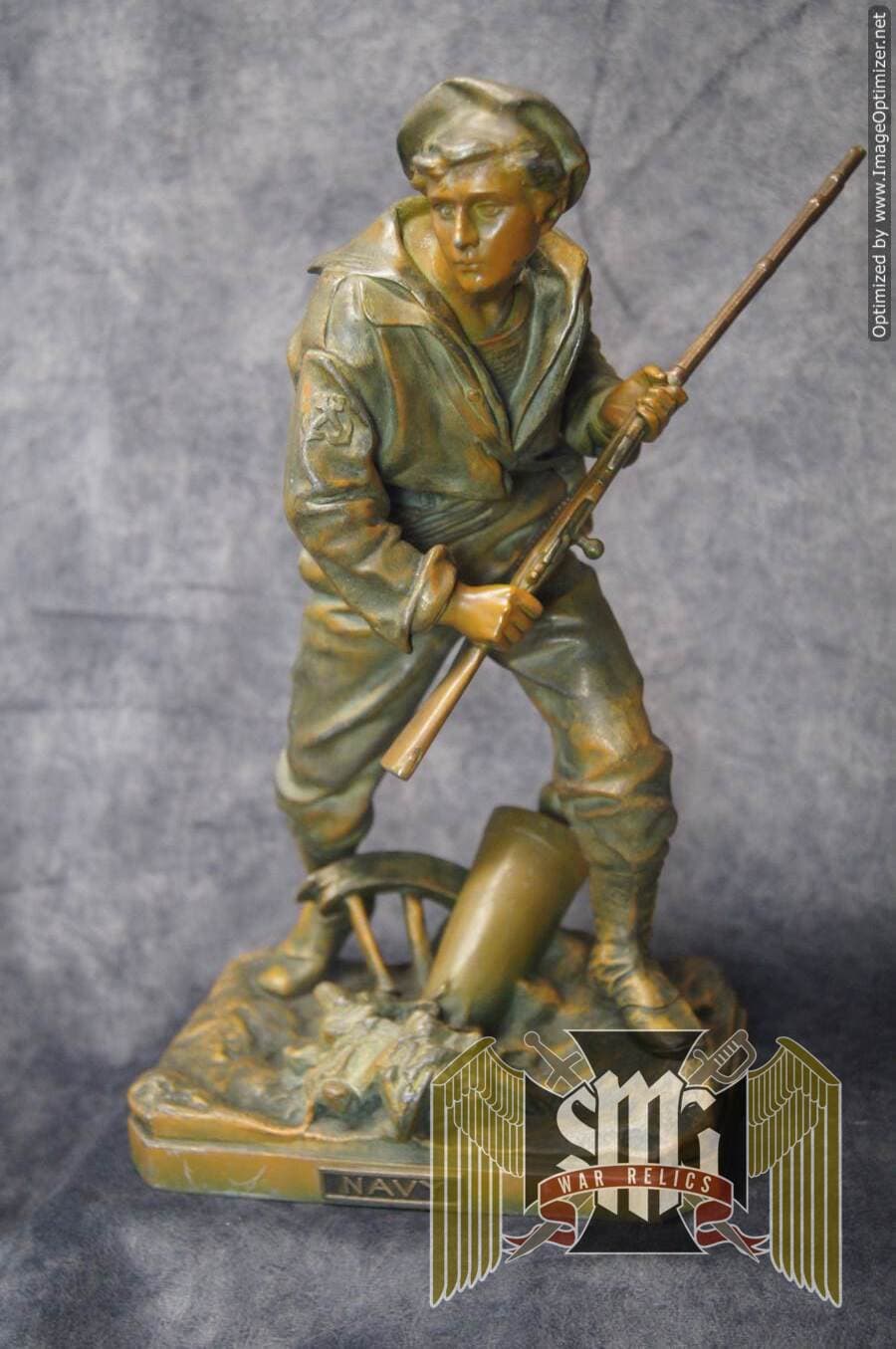 Bradly & Hubbard US Civil war Navy statue