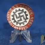 DAF Landestreffen 1934 hessen leather pin