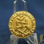 National Socialist People’s Welfare. A Pin for Aiding Buggingen in 1934