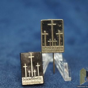 Volksbund Deutsche Kriegsgräberfürsorge membership badge 2 pc set