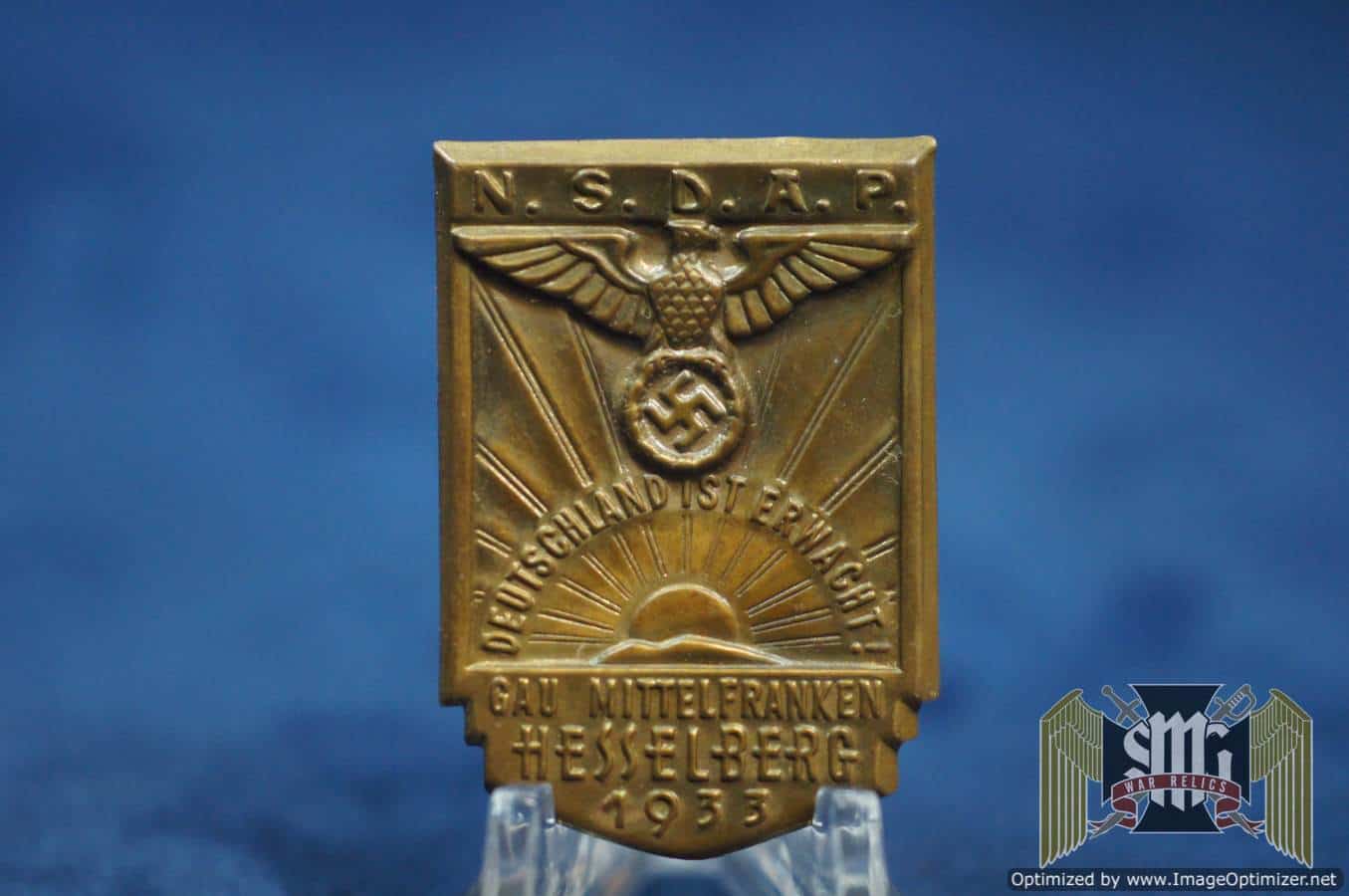 nsdap gau mittelfranken hesselberg 1933 tinnie