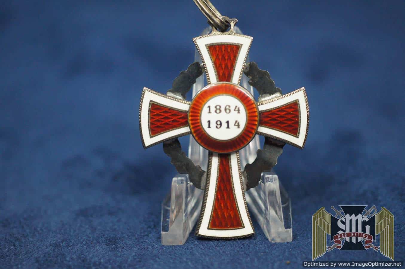 Austrian 1914 Red cross 2nd Class w/ war wreath
