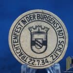SMGM-0016 trachtenfest in der burgenstadt schlitz 1934 pin