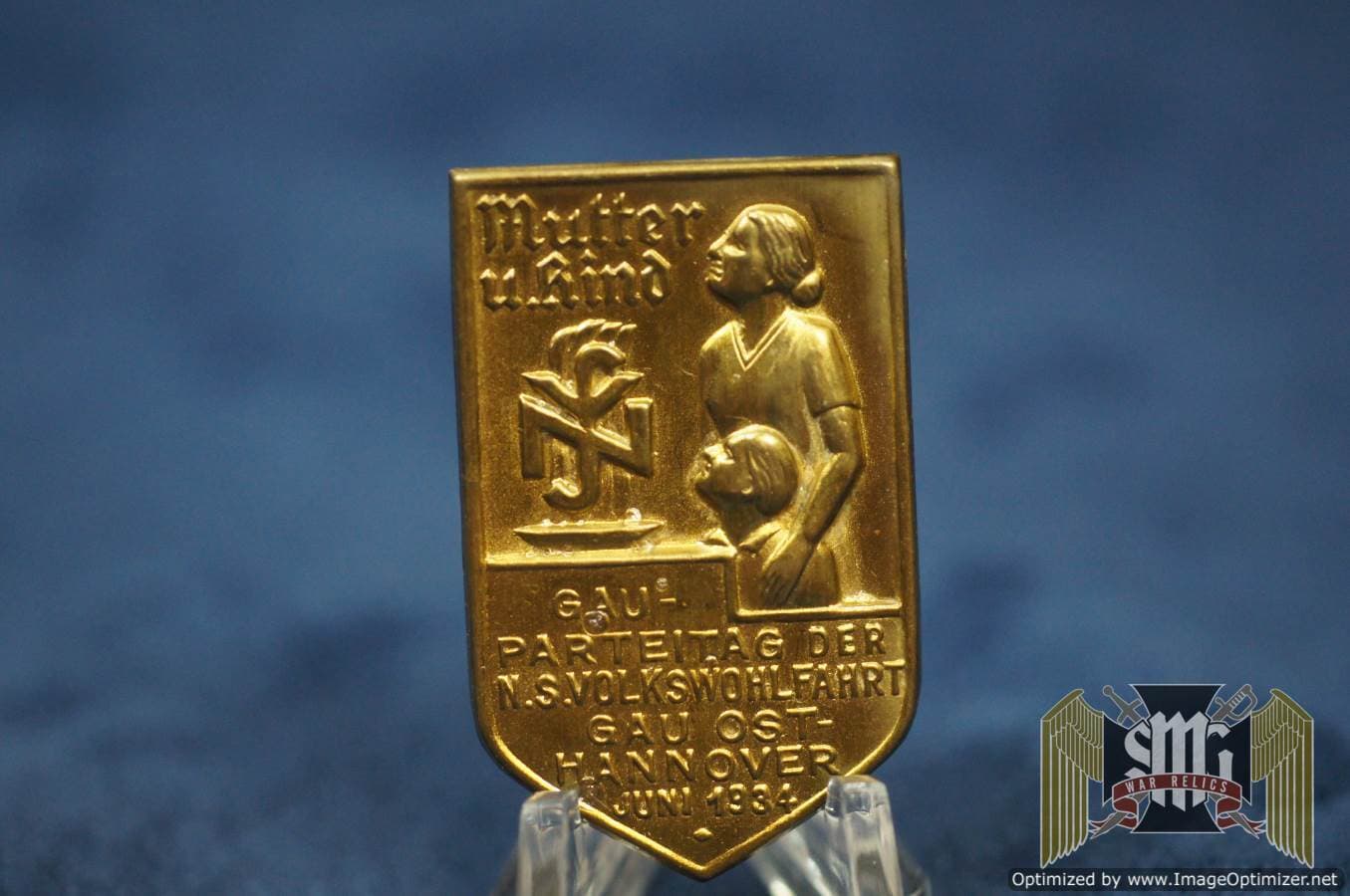 NSV. A National Socialist People’s Welfare Mother and Child Assistance Badge