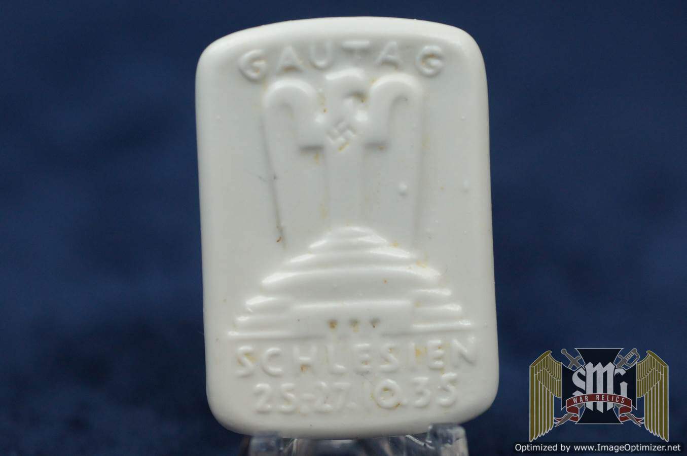 gautag Schlesien porcelain tinnie