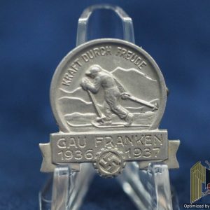KDF gau franken 1936 1937 ski tinnie