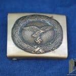 Luftwaffe nickeled steel buckle