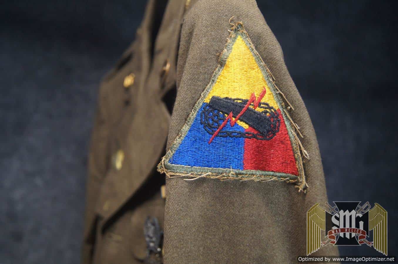WW2 Armored Service Jacket Size 35S