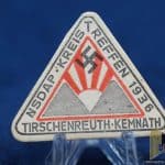 NSDAP Kreis Treffen 1936 TirschenreuthKemnath Paper badge