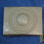 WW1 Gott Mit Uns army Buckle in field green