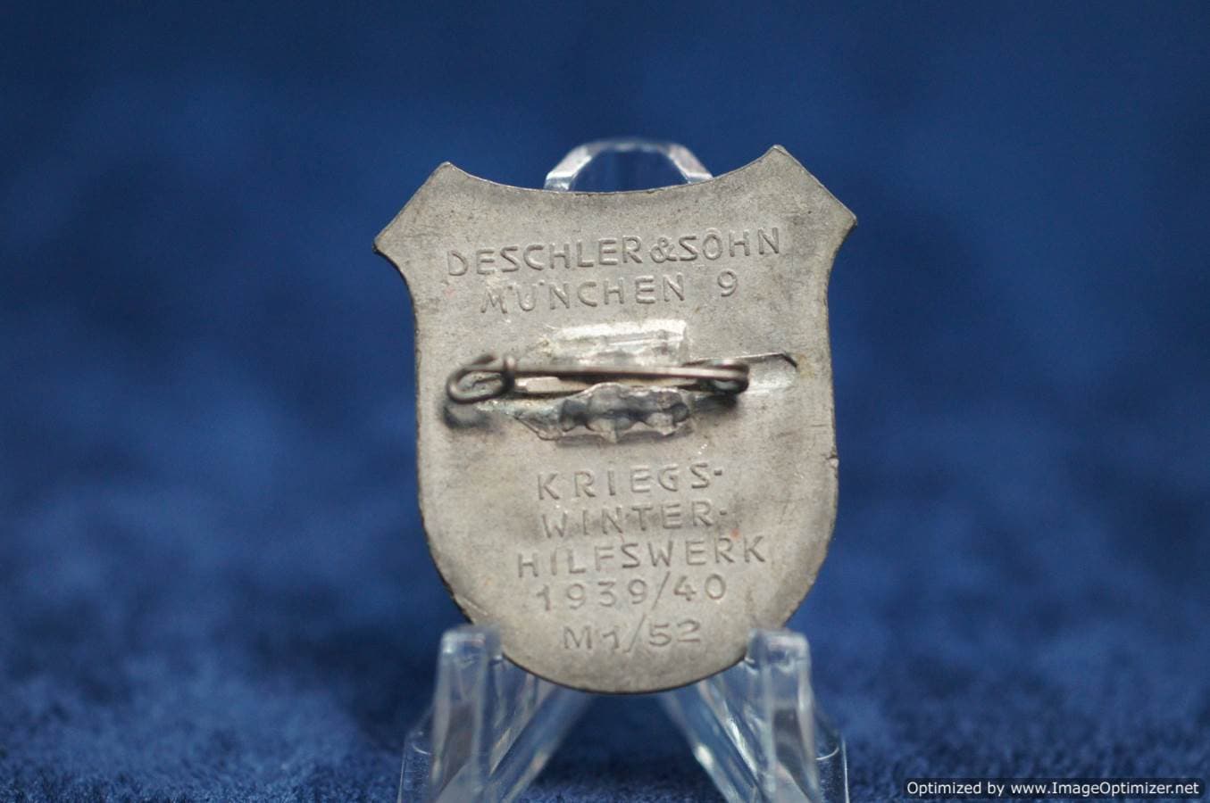 WHW miesbach RZM marked m1/52 (deschler) tinnie