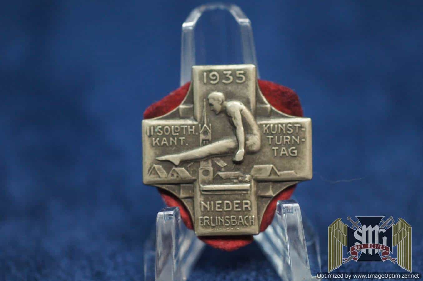 1935 kunst turntag nieder diving badge