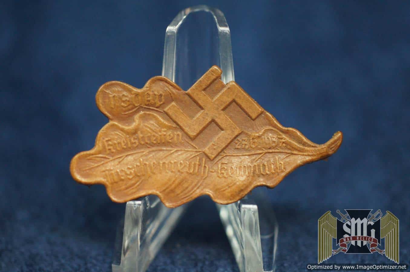 German NSDAP Badge Kreistreffen 27.6.1937 Tirschenreuth-Kemnath