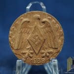 1938 Hitler Youth Pressed paper badge