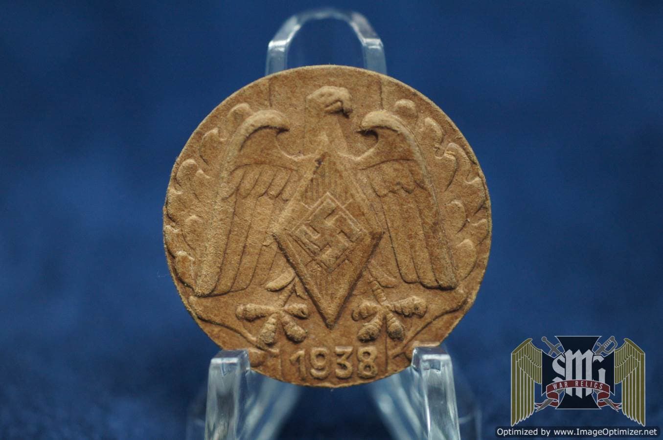 1938 Hitler Youth Pressed paper badge