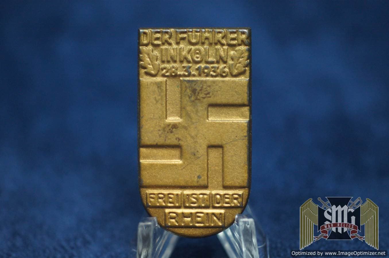 Der Furhrer inkoln 1936 Tinnie in Gold