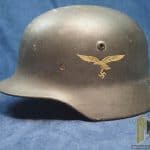 M35 Single Decal Luftwaffe Helmet with detached liner Previous snow Camo
