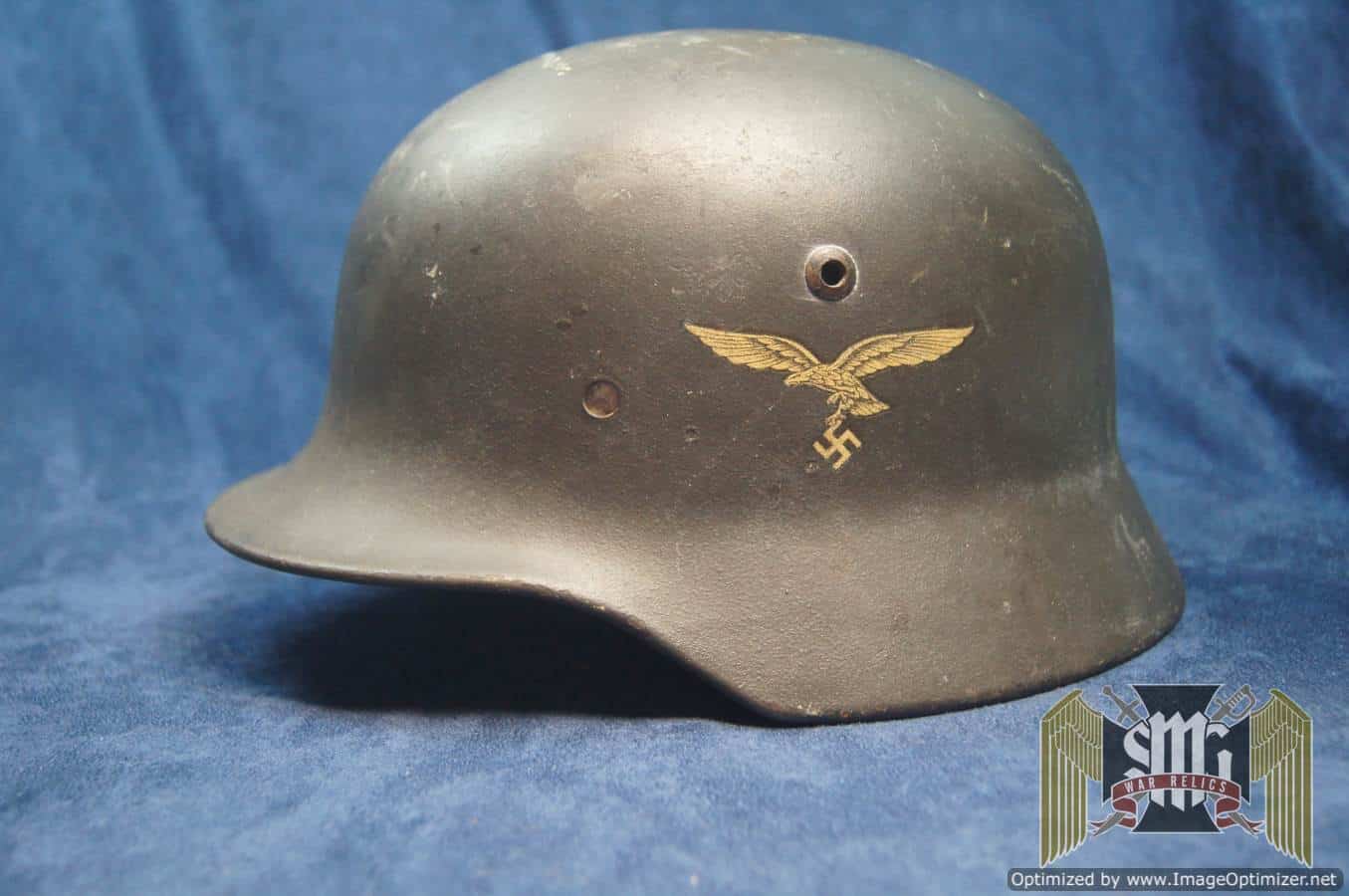 M35 Single Decal Luftwaffe Helmet with detached liner Previous snow Camo