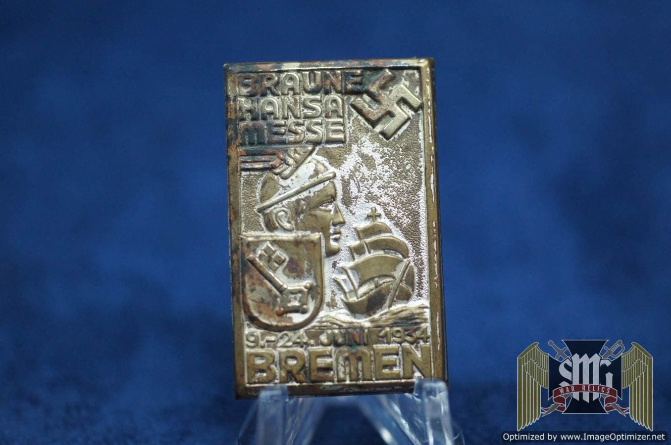 Braune Hansa Messe 1934 Bremen Tinnie