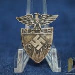 NSLB 1933 (The National Socialist Teachers League) Badge In Silver