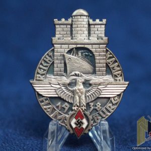 1938 hj reichs kampf hamburg badge