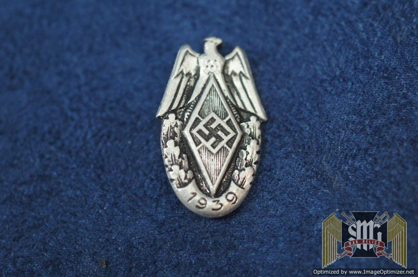 hitler youth 1939 meeting badge