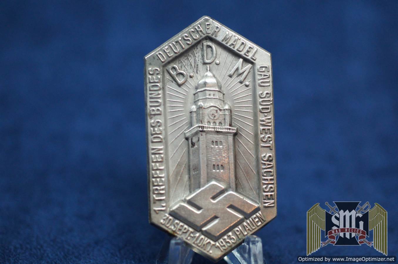 BDM Treffen 1933 Badge Tinnie
