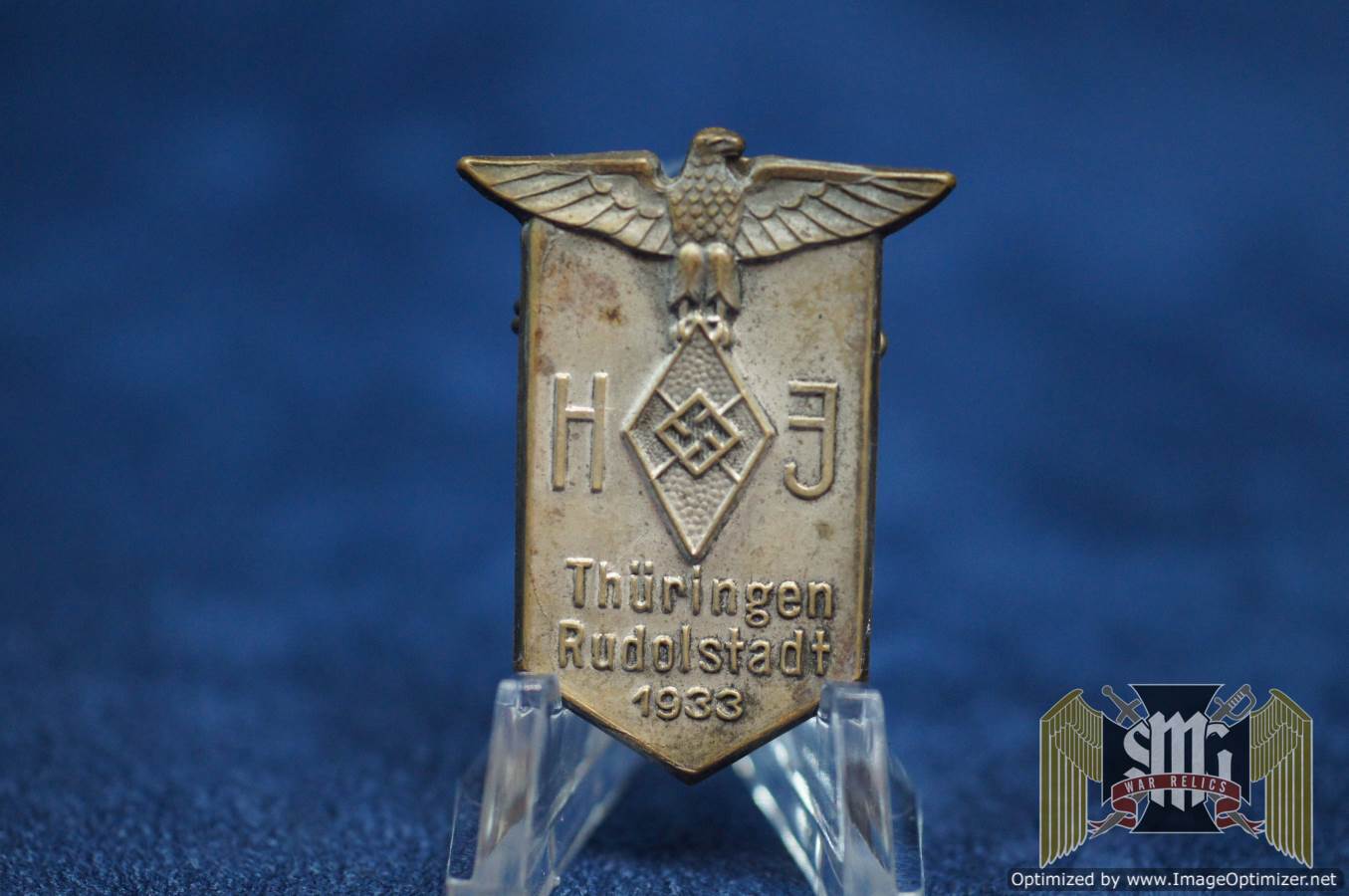 HJ thüringen Rudolstadt 1933 Tinnie in Silver